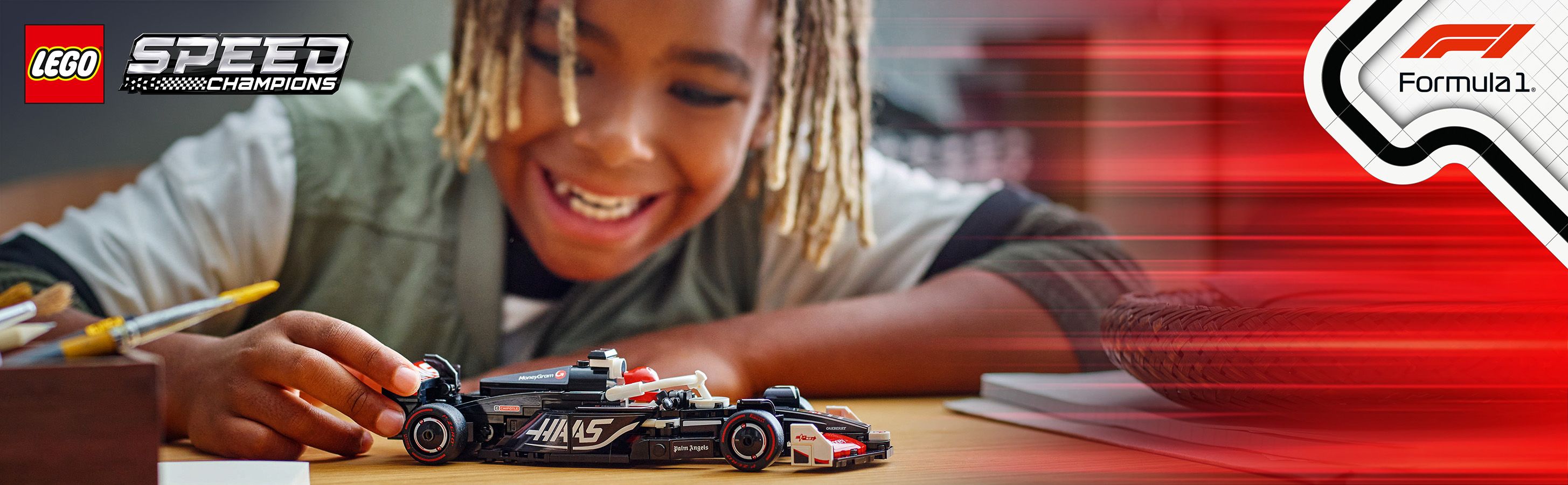 Stavebnica Pretekárske auto MoneyGram Haas F1® Team VF-24